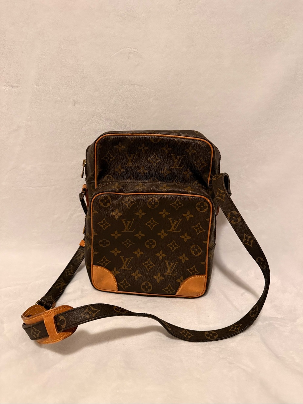 Louis Vuitton Amazone Shoulder Bag GM Brown Canvas 881 TH